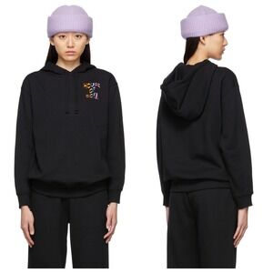 Stine Goya Adrisa Hoodie House of Goya Black Sweatshirt Size Small NWOT